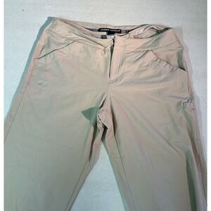 Under Armour Performance Golf Pants Womens 8 Tan Khaki Stretch Nylon Hiking Work
